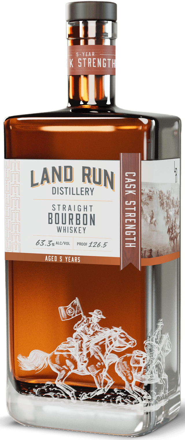 Land Run Distillery Straight Bourbon Whiskey - Premium Oklahoma craft whiskey
