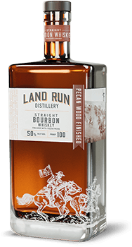 Land Run Distillery Straight Bourbon Whiskey
Finished with Pecan Wood - Premium Oklahoma craft whiskey
