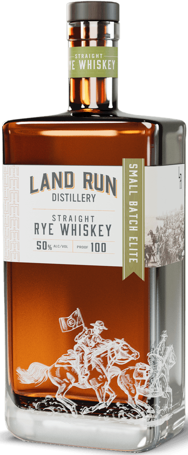 Land Run Distillery straight rye whiskey - Premium Oklahoma craft whiskey